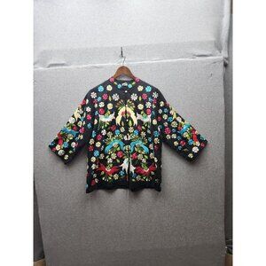 Vintage Caro Of Honolulu Embroidered Jacket Size 14